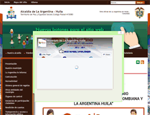 Tablet Screenshot of laargentina-huila.gov.co